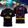 LSU Tigers Premium NCAA Skeleton Halloween 3D Shirt HI