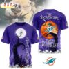 Miami Dolphins NFL Halloween The Nightmare All Over Print T-Shirt
