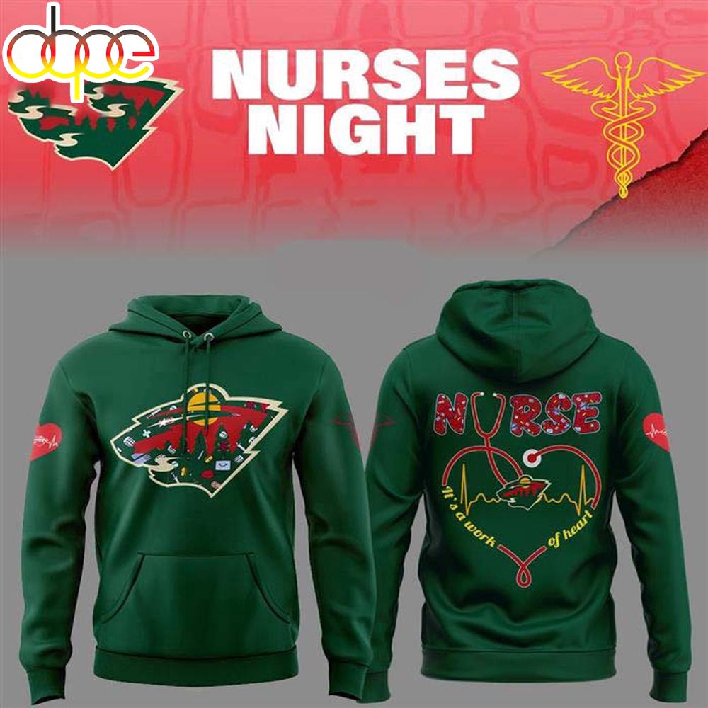 Minnesota Wild Nurses 3D Hoodie Shirt