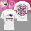New England Patriots NFL Firefighter Fight Breast Cancer 3D T-Shirt New England Patriots NFL Firefighter Fight Breast Cancer 3D T-Shirt
