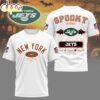 New York Jets NFL Spooky Vibes Halloween All Over Print T-Shirt