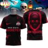Ohio State Buckeyes NCAA Skeleton Halloween 3D Shirt HI Ohio State Buckeyes Premium NCAA Skeleton Halloween 3D Shirt HI