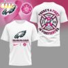 Philadelphia Eagles NFL Firefighter Fight Breast Cancer 3D T-Shirt Philadelphia Eagles NFL Firefighter Fight Breast Cancer 3D T-Shirt
