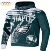 Philadelphia Eagles NFL x Staple Green All Over Print Hoodie Shirt