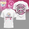Pittsburgh Steelers NFL Firefighter Fight Breast Cancer 3D T-Shirt