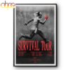 Rilès SURVIVAL TOUR ARENAS 2026 Poster Canvas Wall Art