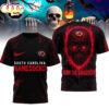 South Carolina Gamecocks NCAA Skeleton Halloween 3D Shirt HI South Carolina Gamecocks Premium NCAA Skeleton Halloween 3D Shirt HI