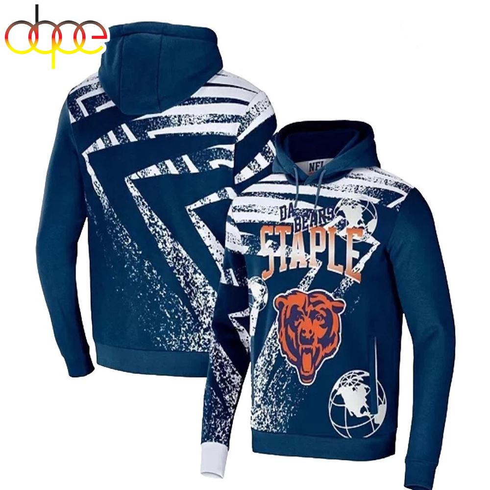 Staple Chicago Bears All Over Print Hoodie Shirt