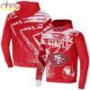 Staple Red San Francisco 49ers All Over Print Hoodie Shirt