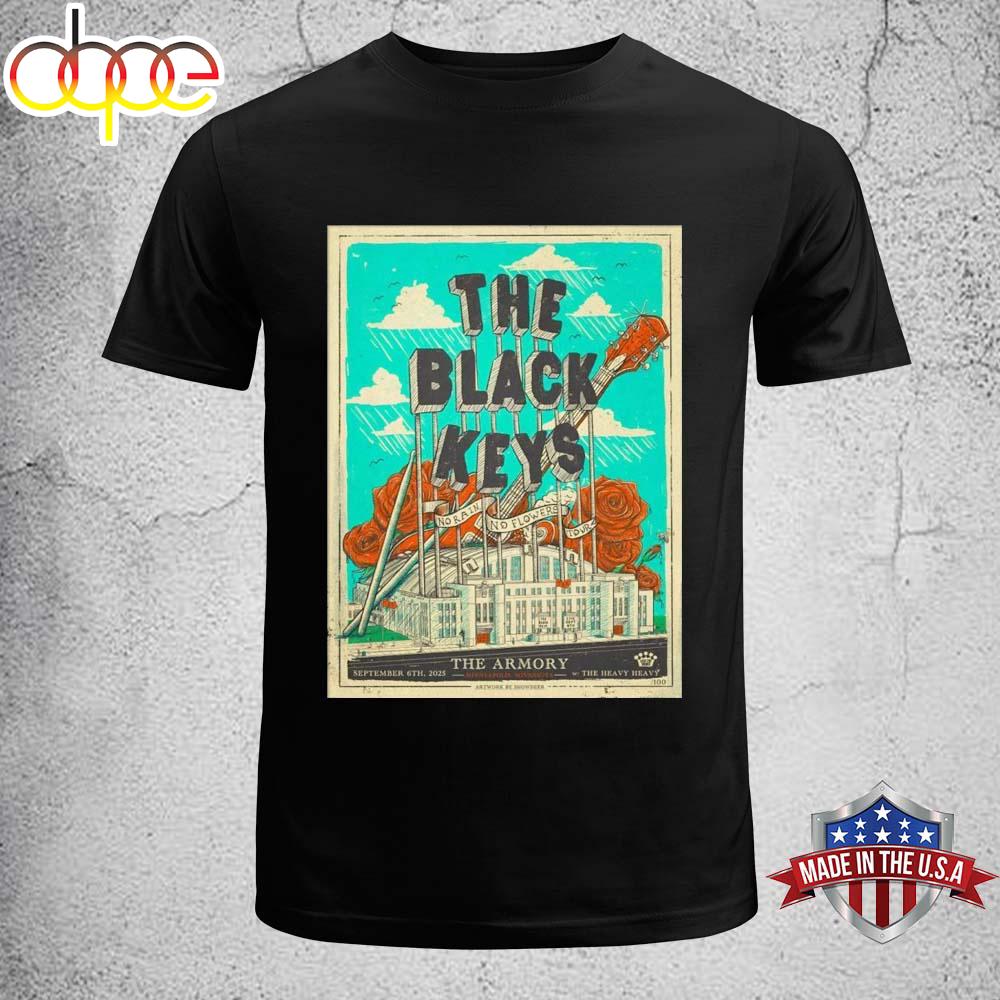 The Black Keys September 2025 The Armory In Minneapolis MN Unisex T-Shirt