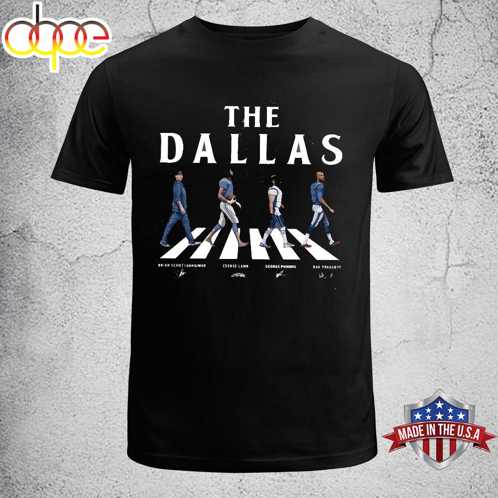 The Dallas Walking Road Signatures Football Unisex T-Shirt