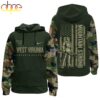West Virginia Mountaineers Veteran 3D Hoodie Shirt