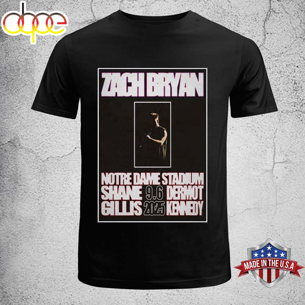 Zach Bryan Notre Dame Stadium in Notre Dame, IN September 2025 Unisex T-Shirt