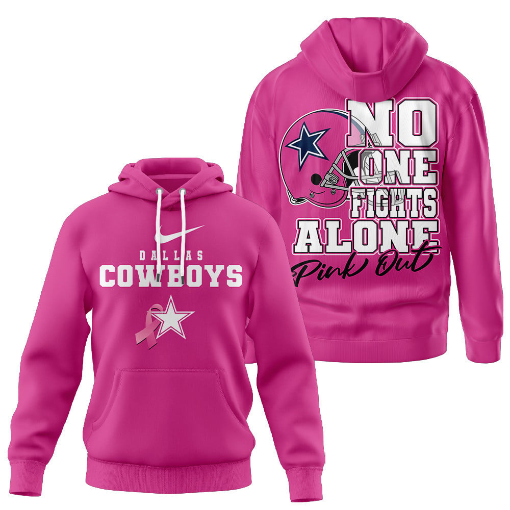 Dallas Cowboys NFL Breast Cancer October 3D Shirt