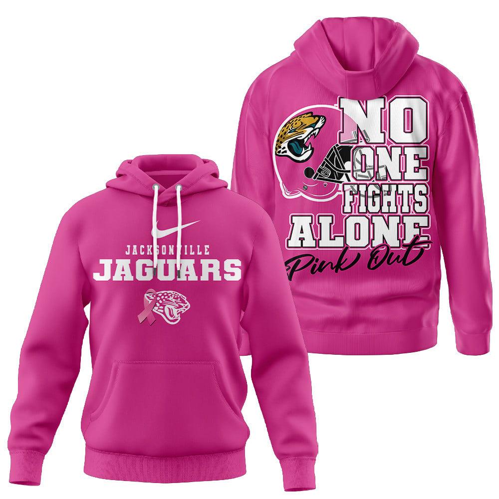 Jacksonville Jaguars NFL Breast Cancer October 3D Shirt