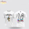 Bad Bunny Super Bowl LX Here For The Benito Bowl Signature 2025 White 3D T-Shirt