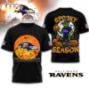 Baltimore Ravens NFL Spooky Season Halloween 3D Shirt Baltimore Ravens NFL Spooky Season Halloween 3D Shirt
