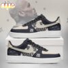 Black Chris Brown Air Force 1 Shoes For Fans