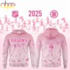 Boston Bruins Hockey Fight Cancer 2025 3D Shirt For Fans Boston Bruins Hockey Fight Cancer 2025 3D Shirt For Fans