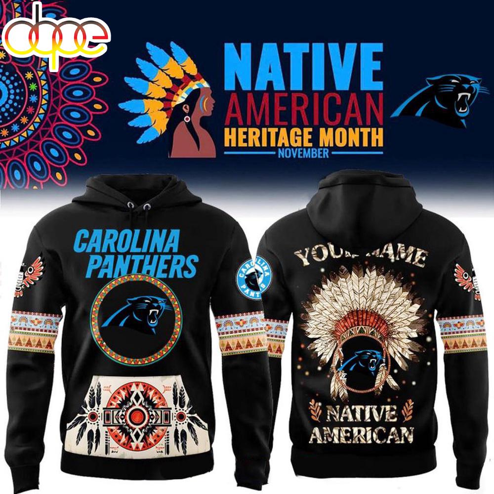 Carolina Panthers Native American Heritage Month 2025 3D Shirt For Fans