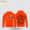 Cleveland Browns NFL London Games Orange All Over Print Shirt