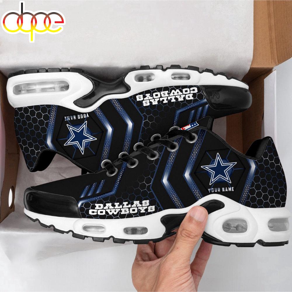 Custom Name Dallas Cowboys NFL Air Max Plus Shoes For Fans