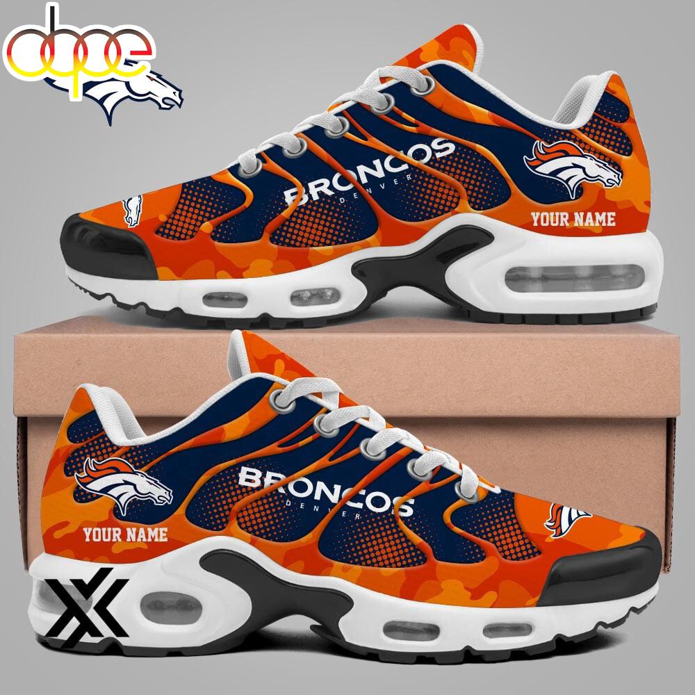 Custom Name Denver Broncos Air Max Plus Shoes For Fans