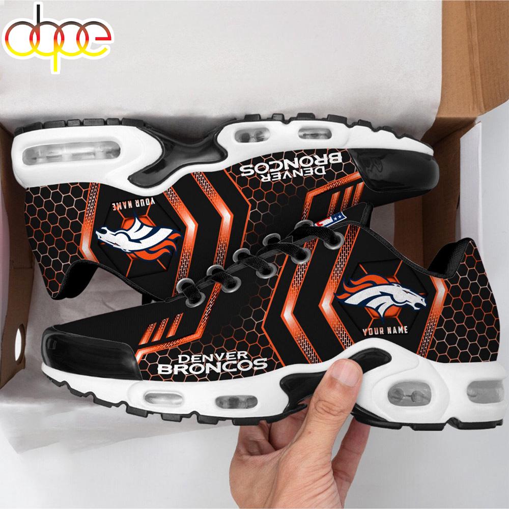 Custom Name Denver Broncos NFL Air Max Plus Shoes For Fan
