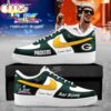 Custom Name Green Bay Packers NFL x Bad Bunny Super Bowl LX Air Force 1 Shoes