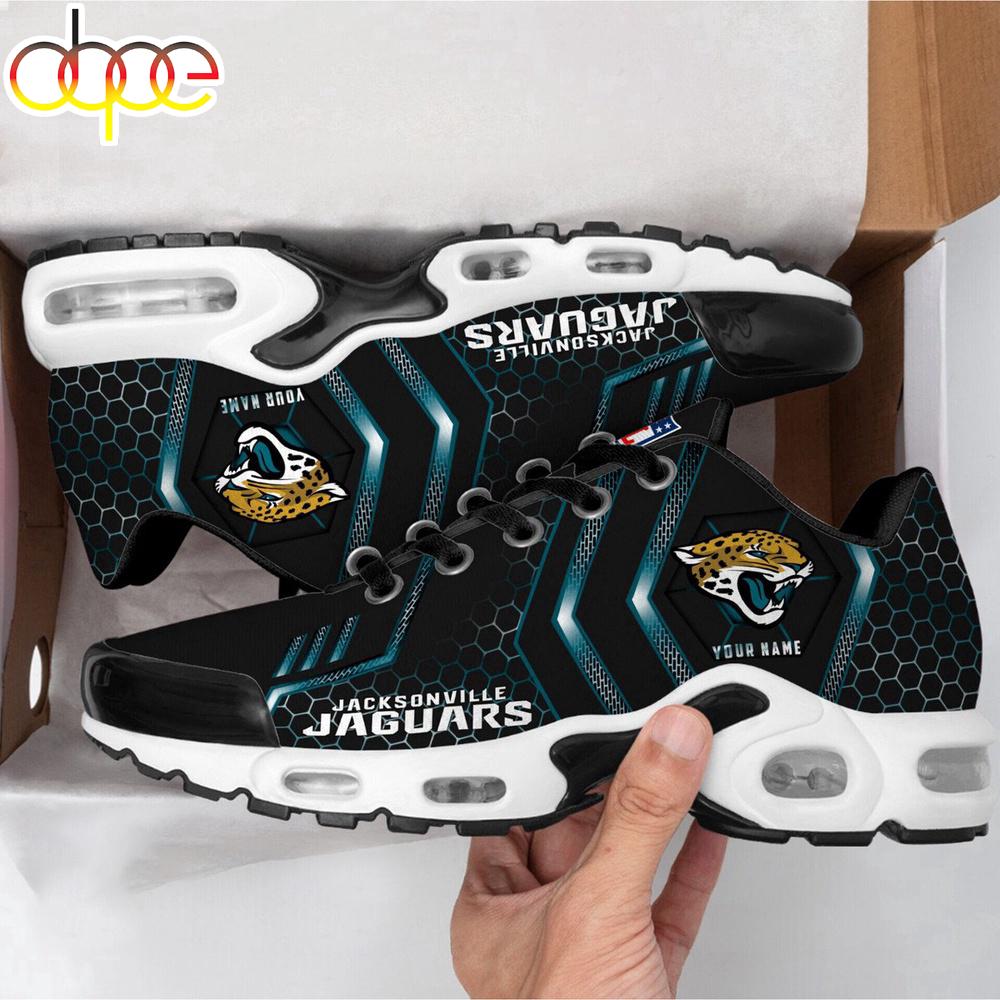 Custom Name Jacksonville Jaguars NFL Air Max Plus Shoes For Fans
