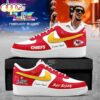 Custom Name Kansas City Chiefs NFL x Bad Bunny Super Bowl LX Air Force 1 Shoes