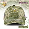 Custom Name Minnesota Vikings NFL Salute To Service Baseball Cap Custom Name Minnesota Vikings NFL Salute To Service Baseball Cap