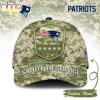 Custom Name New England Patriots NFL Salute To Service Baseball Cap Custom Name New England Patriots NFL Salute To Service Baseball Cap