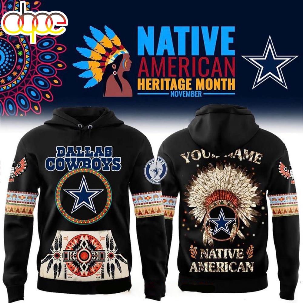 Dallas Cowboys Native American Heritage Month 2025 3D Shirt For Fans