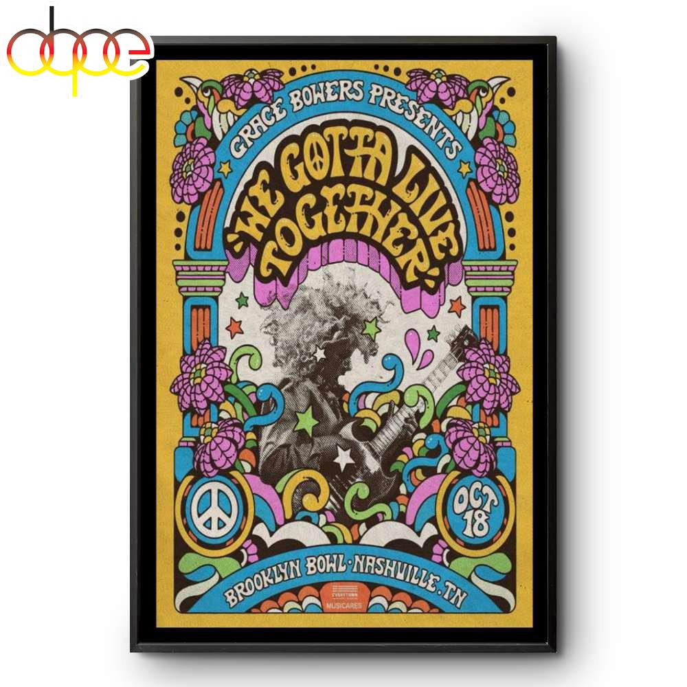 Grace Bowers Nashville, Tennessee Poster Canvas