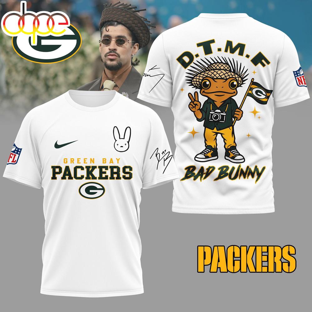 Green Bay Packers NFL Bad Bunny 3D Shirt