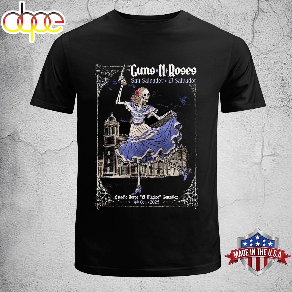 Guns N Roses Live Show Music At San Salvador In El Salvador Unisex T-Shirt