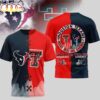 Houston Texans NFL x NCAA All Over Print T-Shirt Houston Texans NFL x NCAA All Over Print T-Shirt