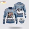 Kiss Band Funny Holiday Style Posing Ugly Christmas Sweater