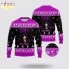 Kiss Paul Stanley With Signature Purple Knitted Ugly Merry Christmas Sweater