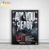 Korn Latin America 2026 Tour Are You Ready On May 2026 City Dates Poster Canvas