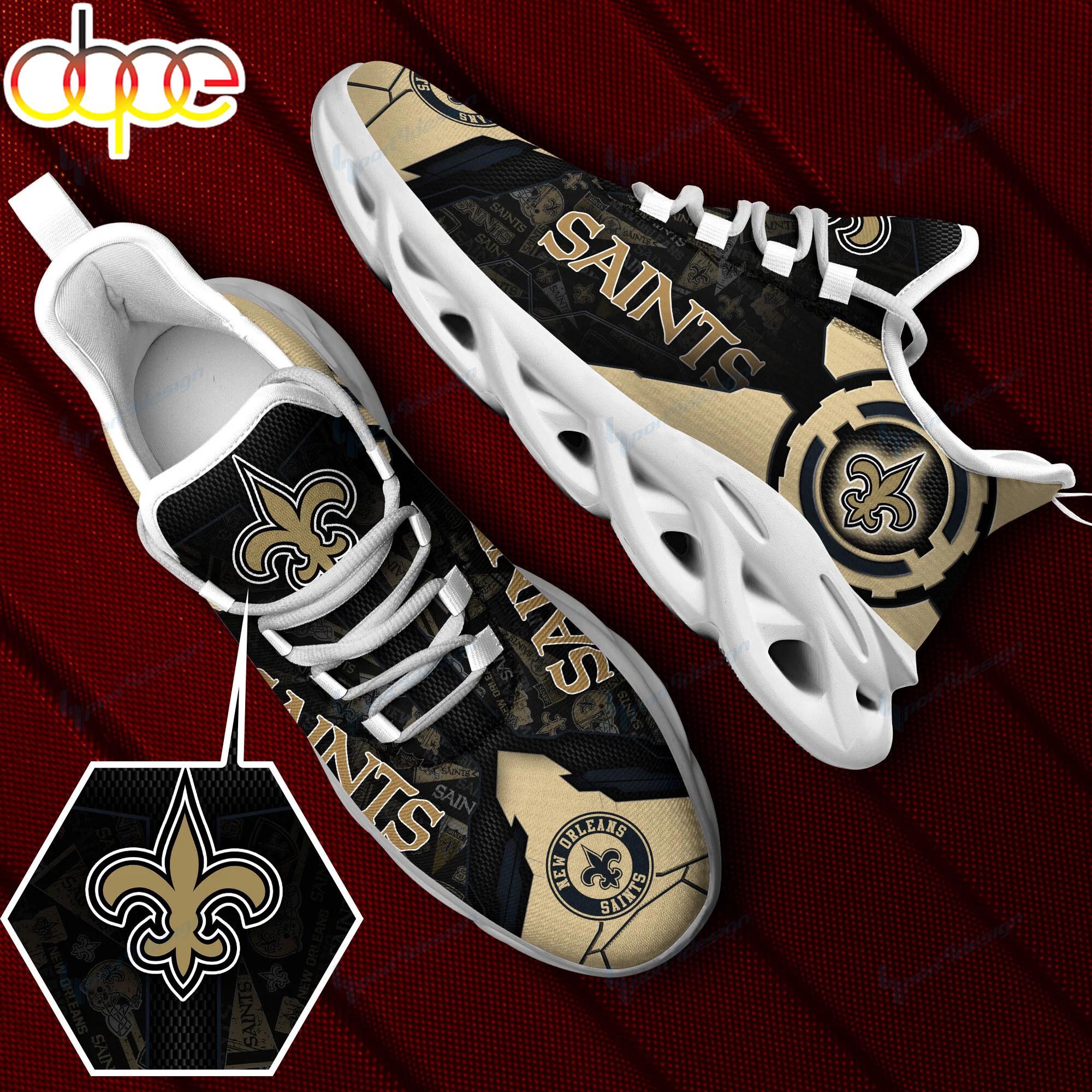 New Orleans Saints NFL Team Sport Max Soul Shoes Gift For Fans