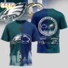 Philadelphia Eagles NFL x NCAA All Over Print T-Shirt