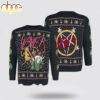 Slayer Hell Awaits Devils Open Xmas Style 2025 Ugly Christmas Sweater