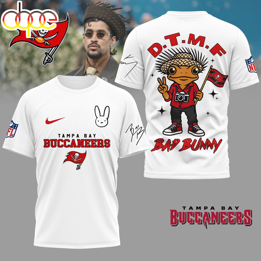 Tampa Bay Buccaneers NFL Bad Bunny 3D Shirt