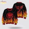 The Offspring Logo Angle On Fire Ugly Christmas Sweater