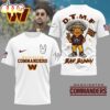 Washington Commanders NFL Bad Bunny 3D Shirt