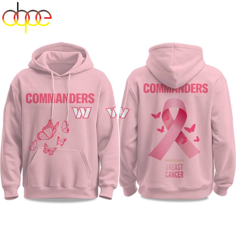 2025 Commanders Breast Cancer Awareness 3D Shirt For Fans
