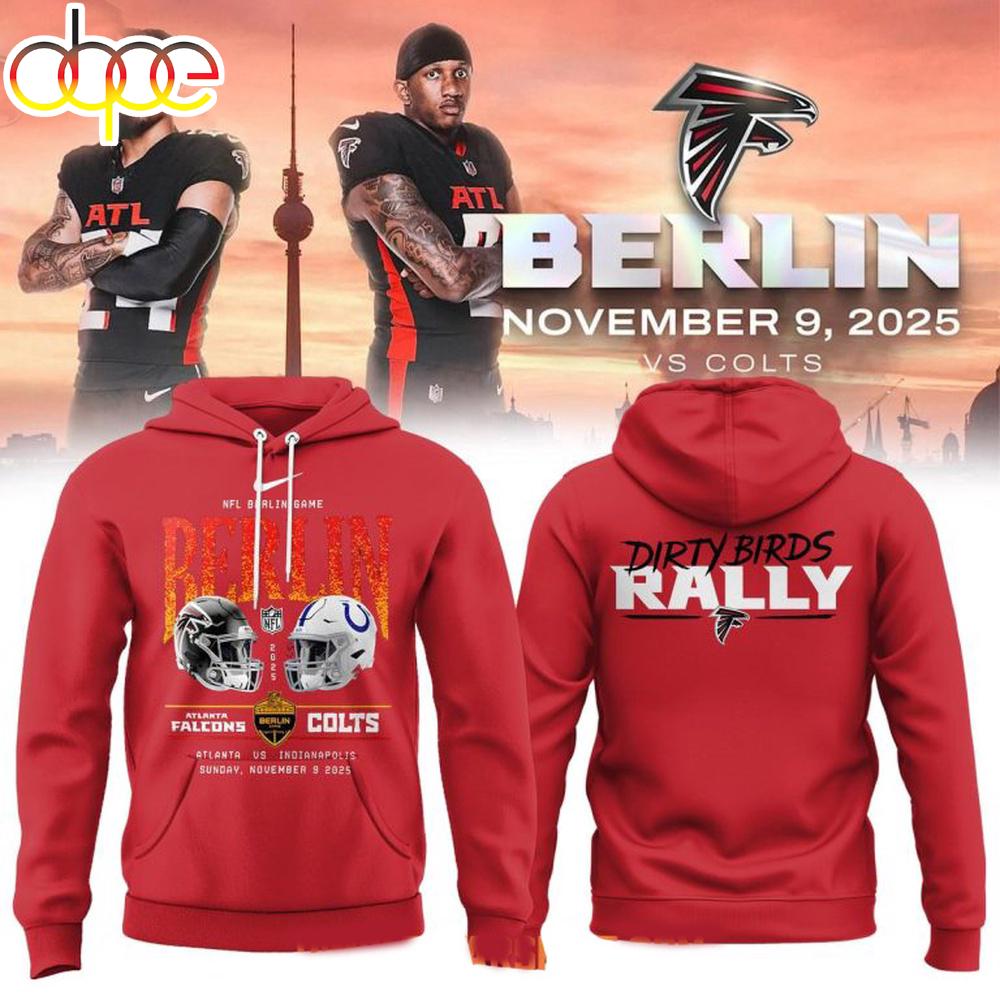 Atlanta Falcons Dirty Birds Rally Berlin Red 3D Shirt
