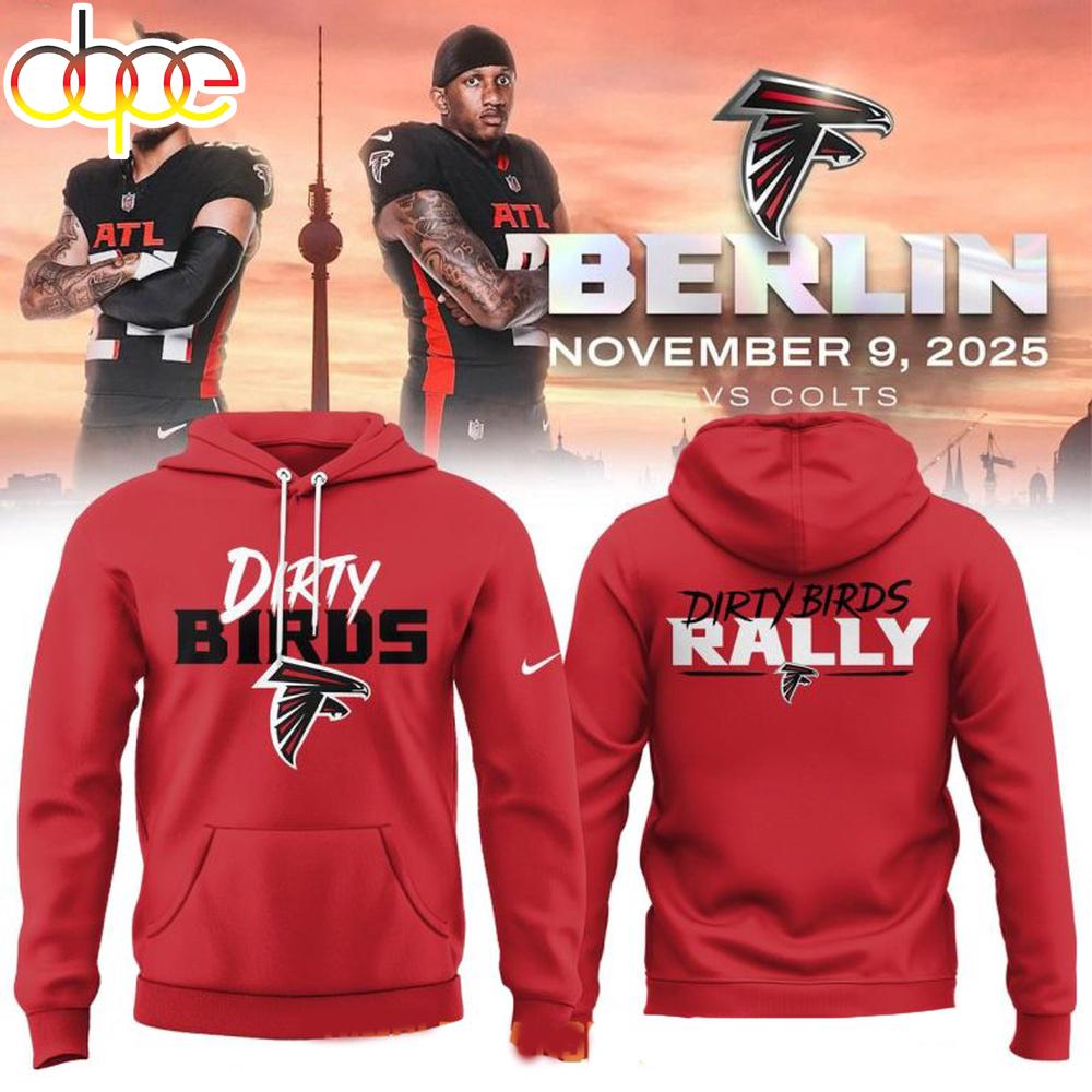 Atlanta Falcons Global Flight To Berlin 2025 3D Shirt